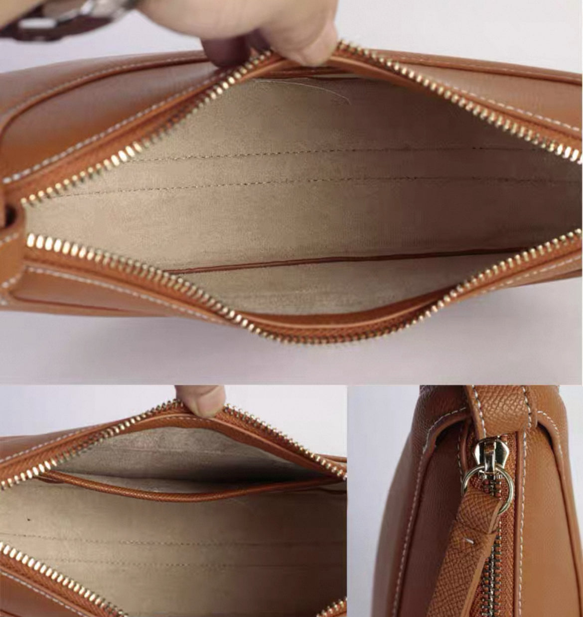 Canvas Half Moon Shaped Crossbody Shoulder Bag