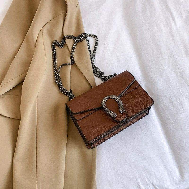 Croc Pattern Lock Detailing Sling Or Shoulder Bag For Women