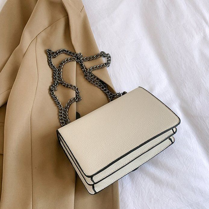 Croc Pattern Lock Detailing Sling Or Shoulder Bag For Women