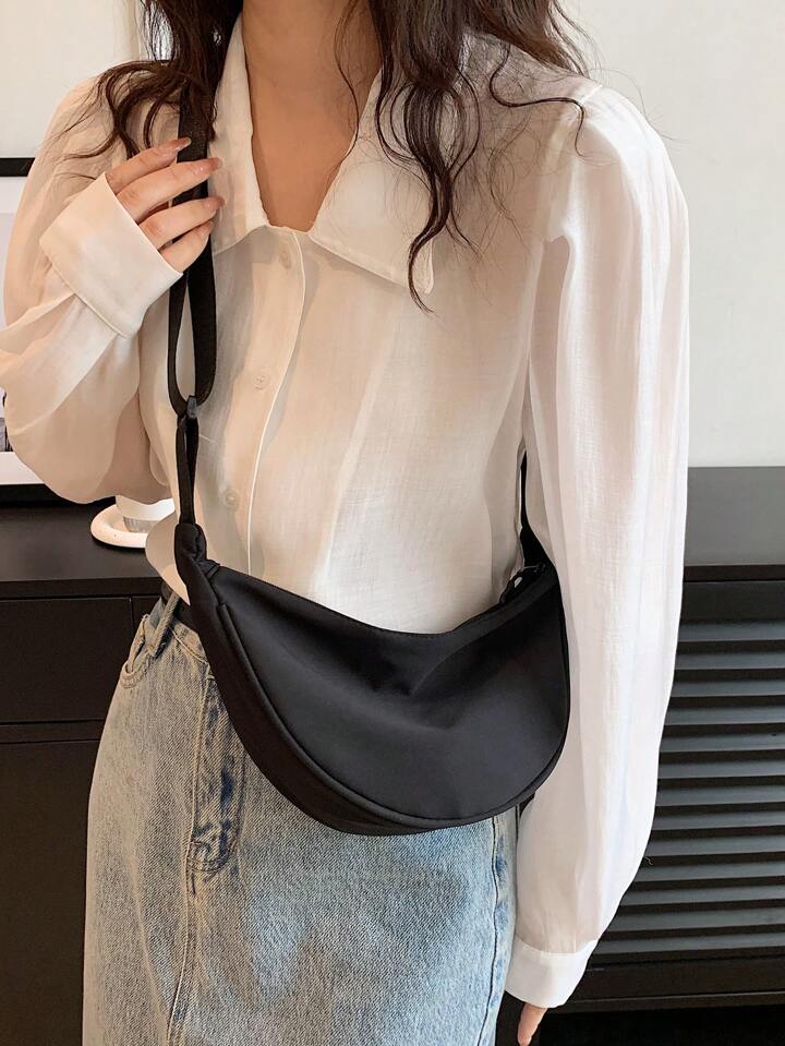 Nylon Hobo Crossbody bag