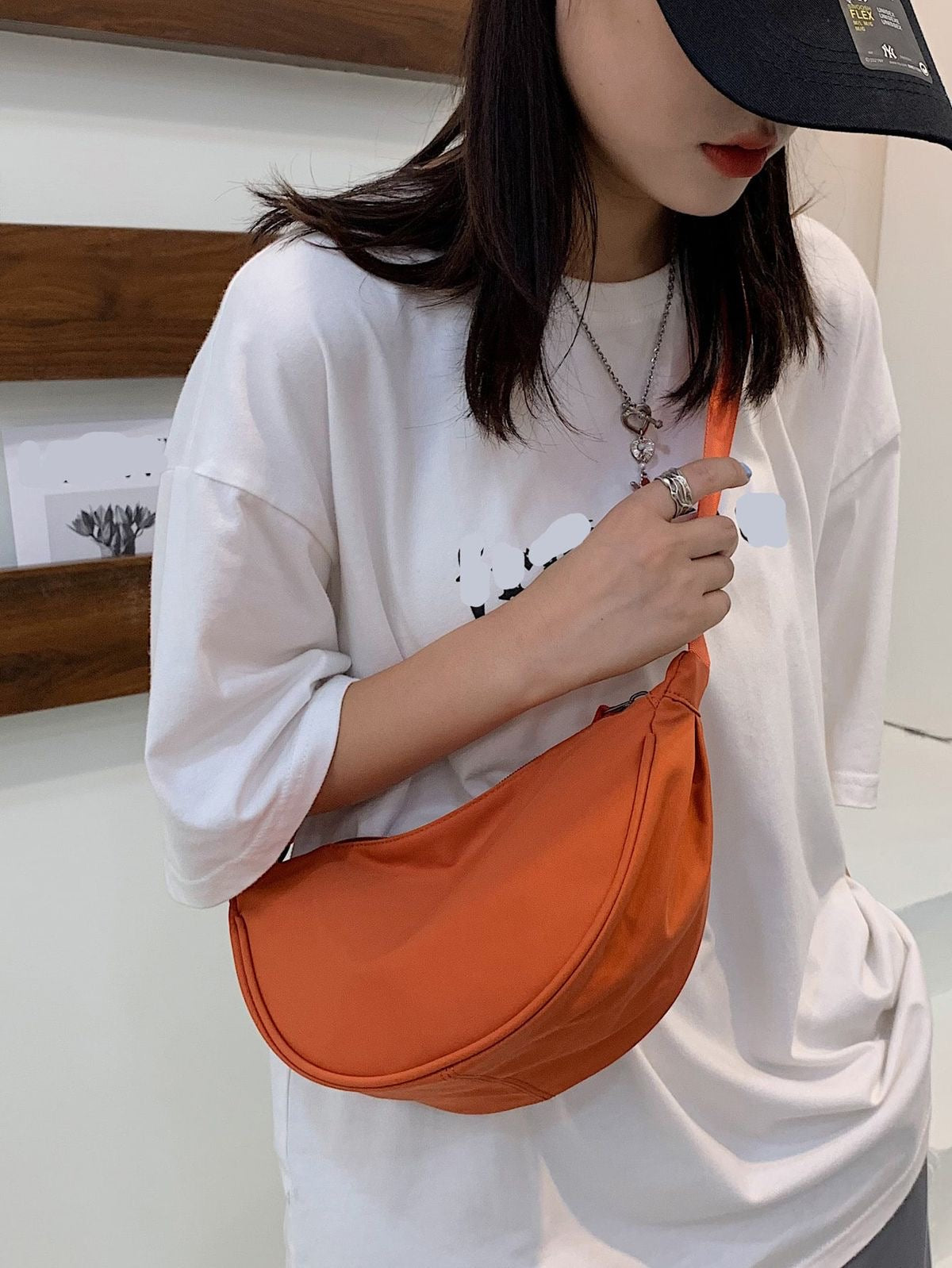 Nylon Hobo Crossbody bag – Lets Style It
