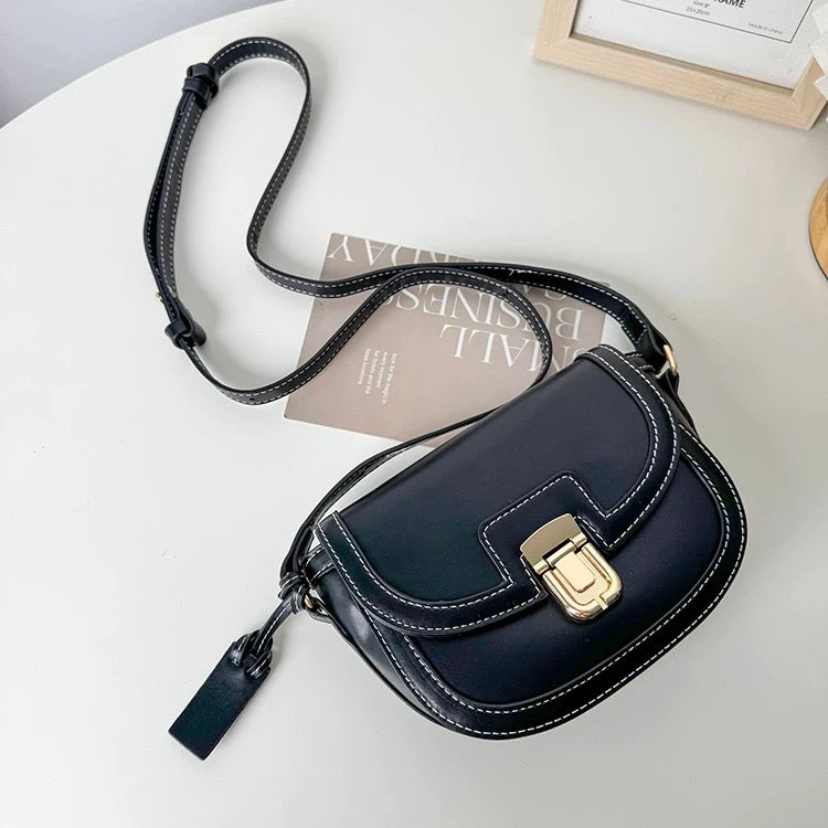 Flap Buckle Closure Canvas Sling/Crossbody/Shoulder Bag