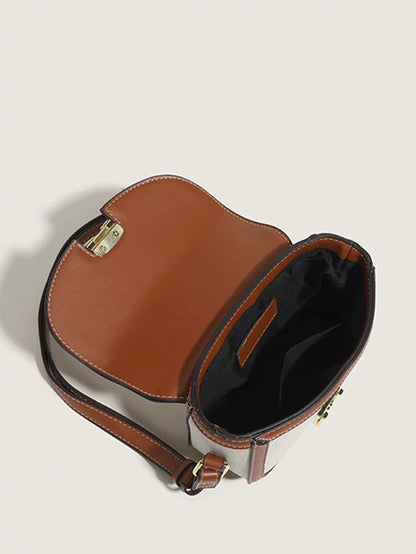 Flap Buckle Closure Canvas Sling/Crossbody/Shoulder Bag