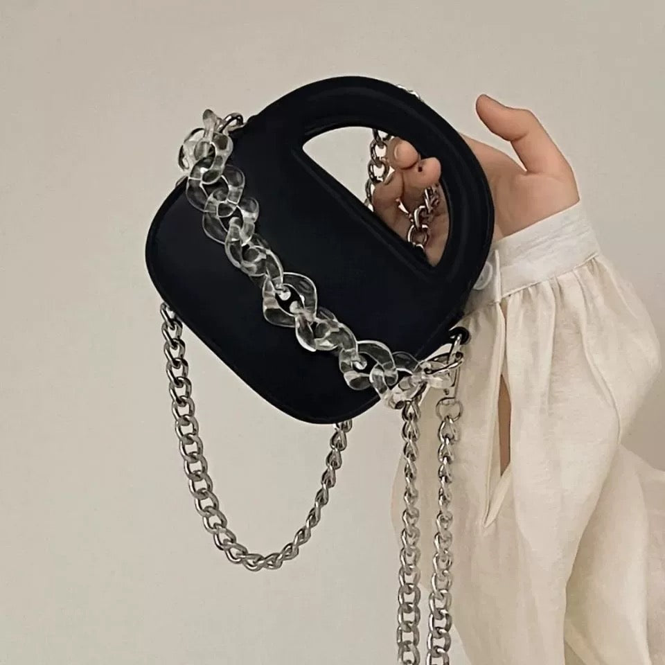 Mini Chain Decor Sling Bag