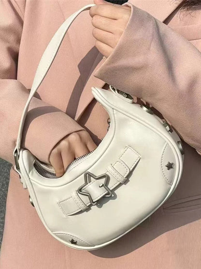 White Bubble Star Shoulder Bag