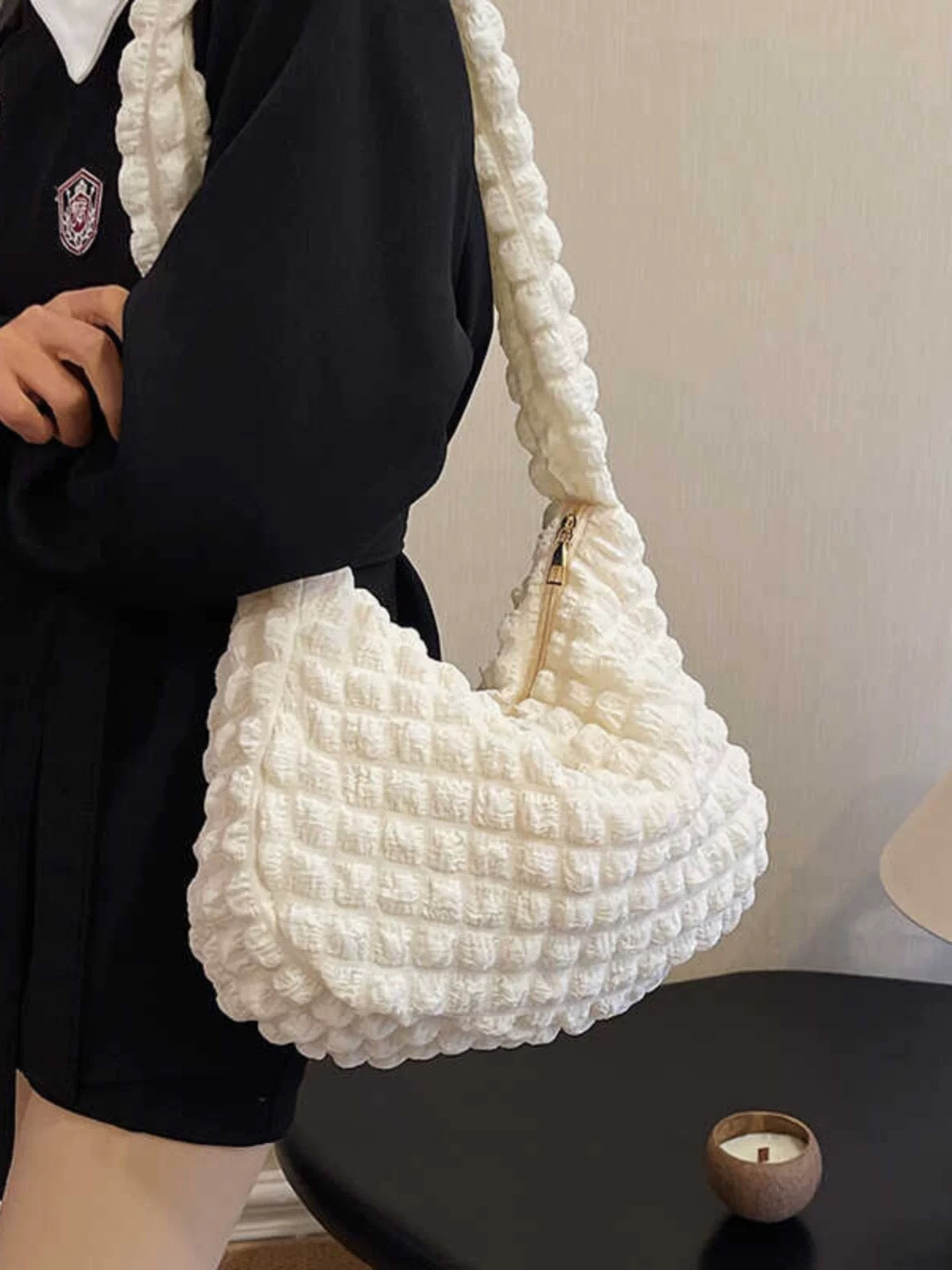 Cloud Bubble Pleated Crossbody bag