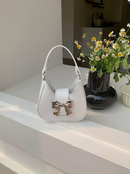 Mini Bow Decor Satchel Bag