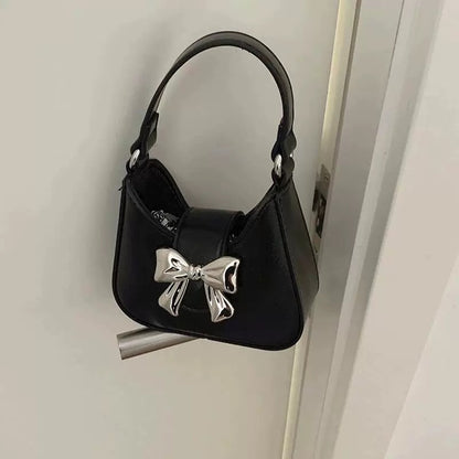 Mini Bow Decor Satchel Bag