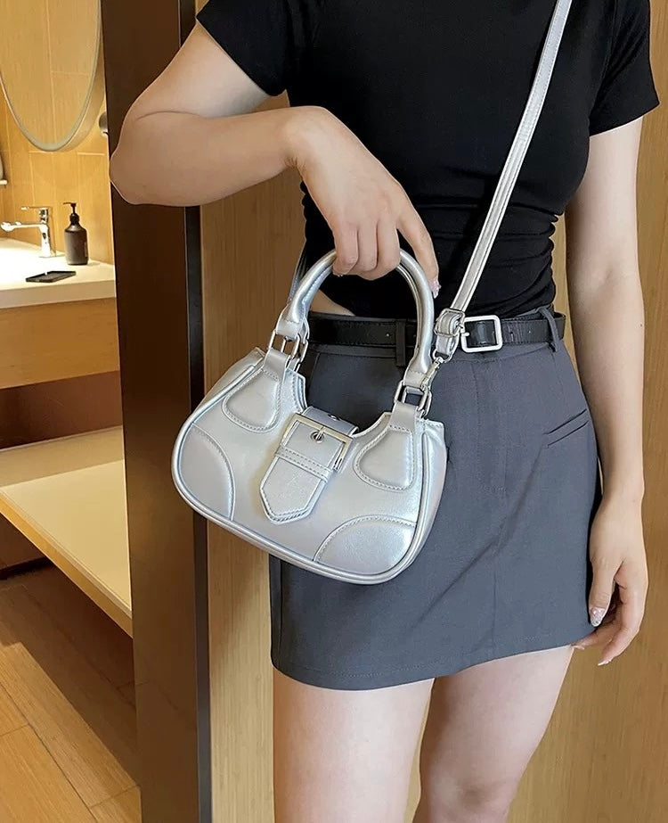 Flap Buckle Decor Handbag