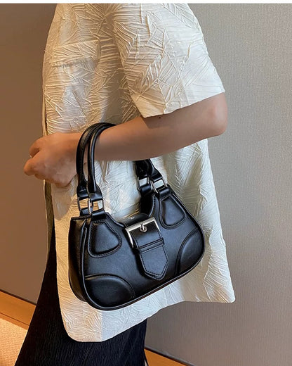 Flap Buckle Decor Handbag