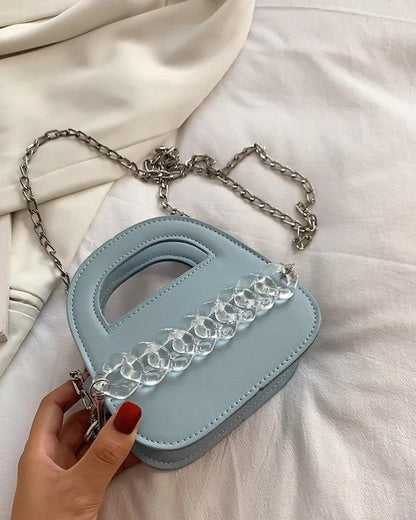 Mini Chain Decor Sling Bag