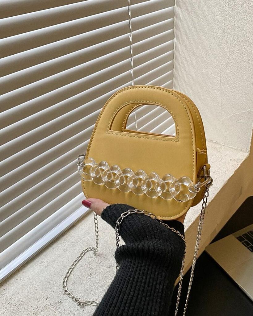 Mini Chain Decor Sling Bag